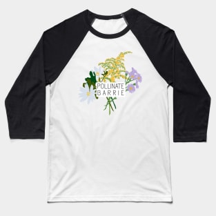 Pollinate Barrie Logo Baseball T-Shirt